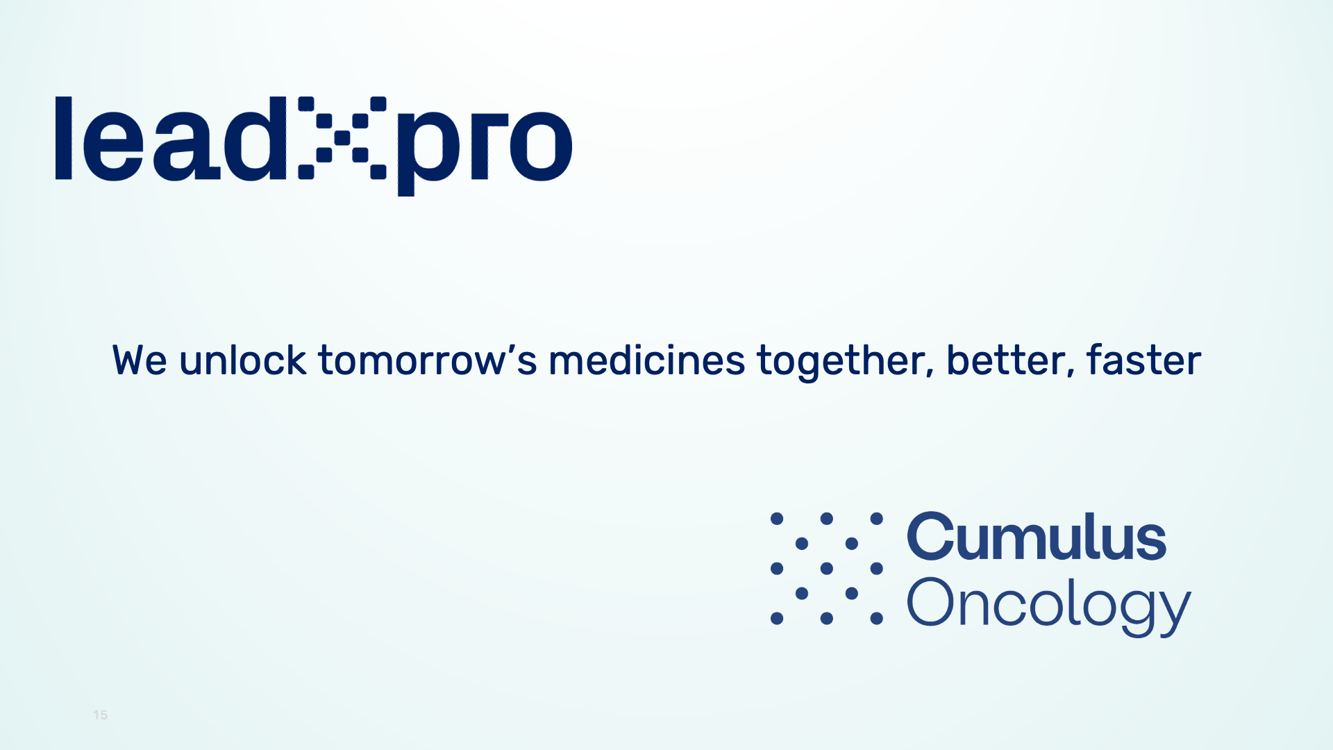 Cumulus Oncology and leadXpro collaborate to develop small molecules against novel cancer-focused GPCR targets